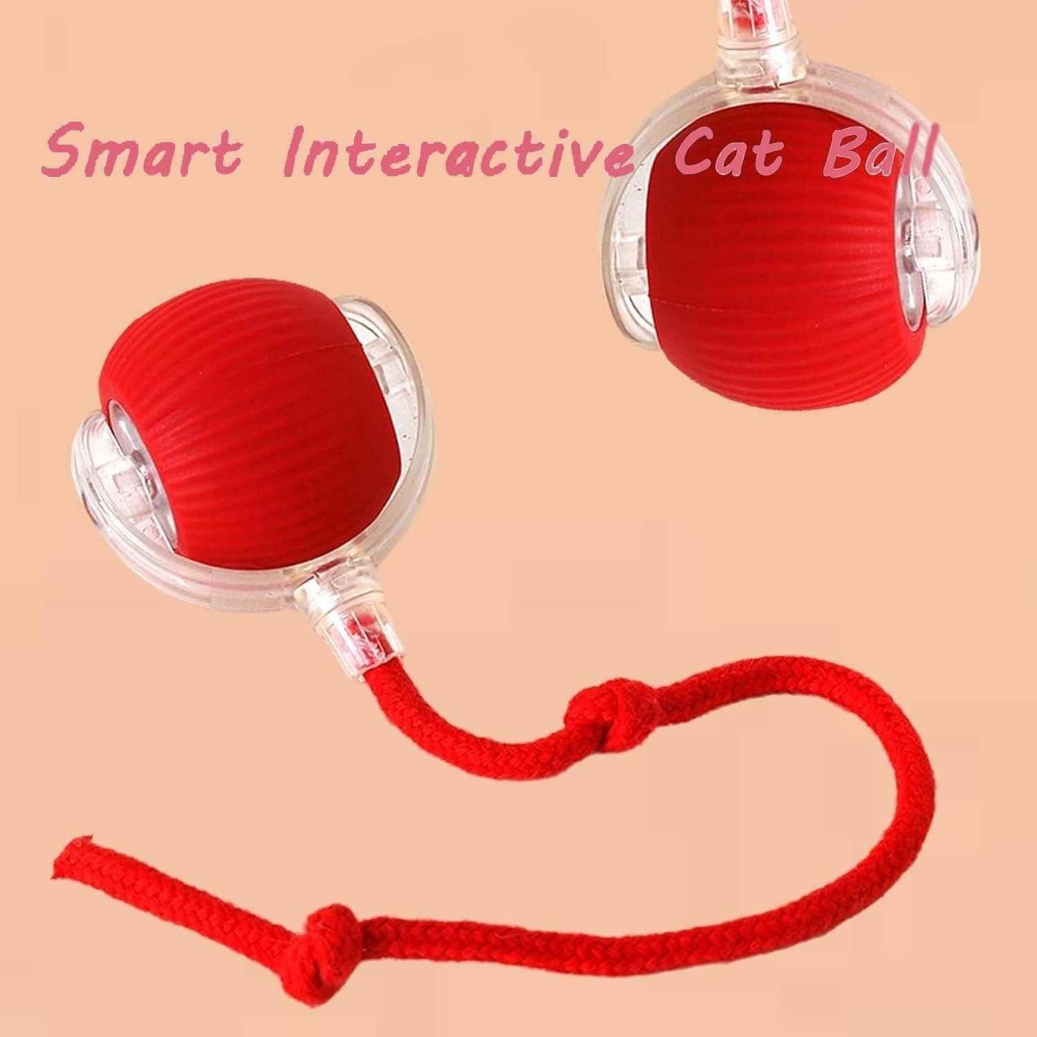🔴 Viral Smart Rolling Ball - Interactive Self-Moving Cat Toy 🐱
