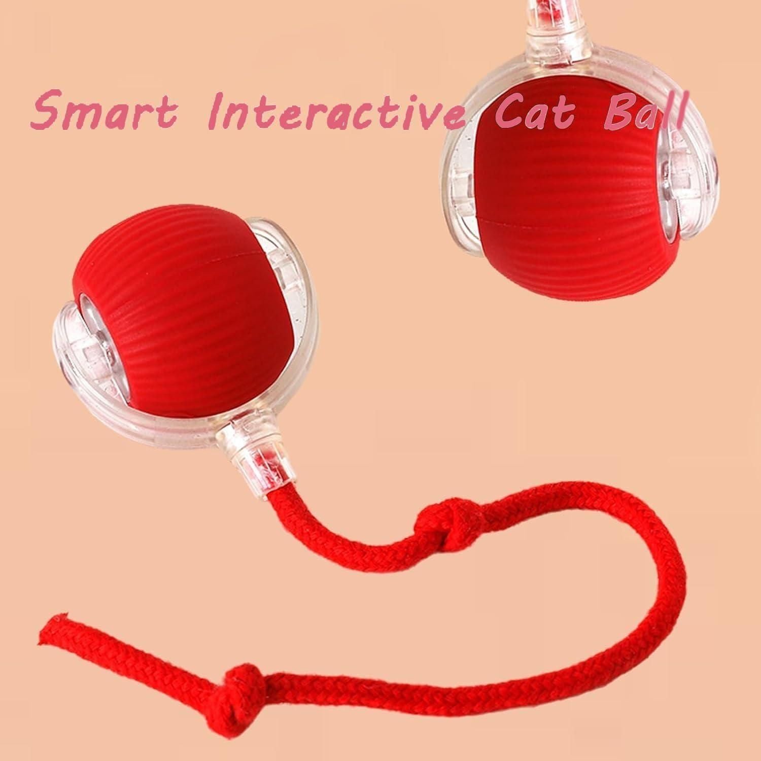 🔴 Viral Smart Rolling Ball - Interactive Self-Moving Cat Toy 🐱