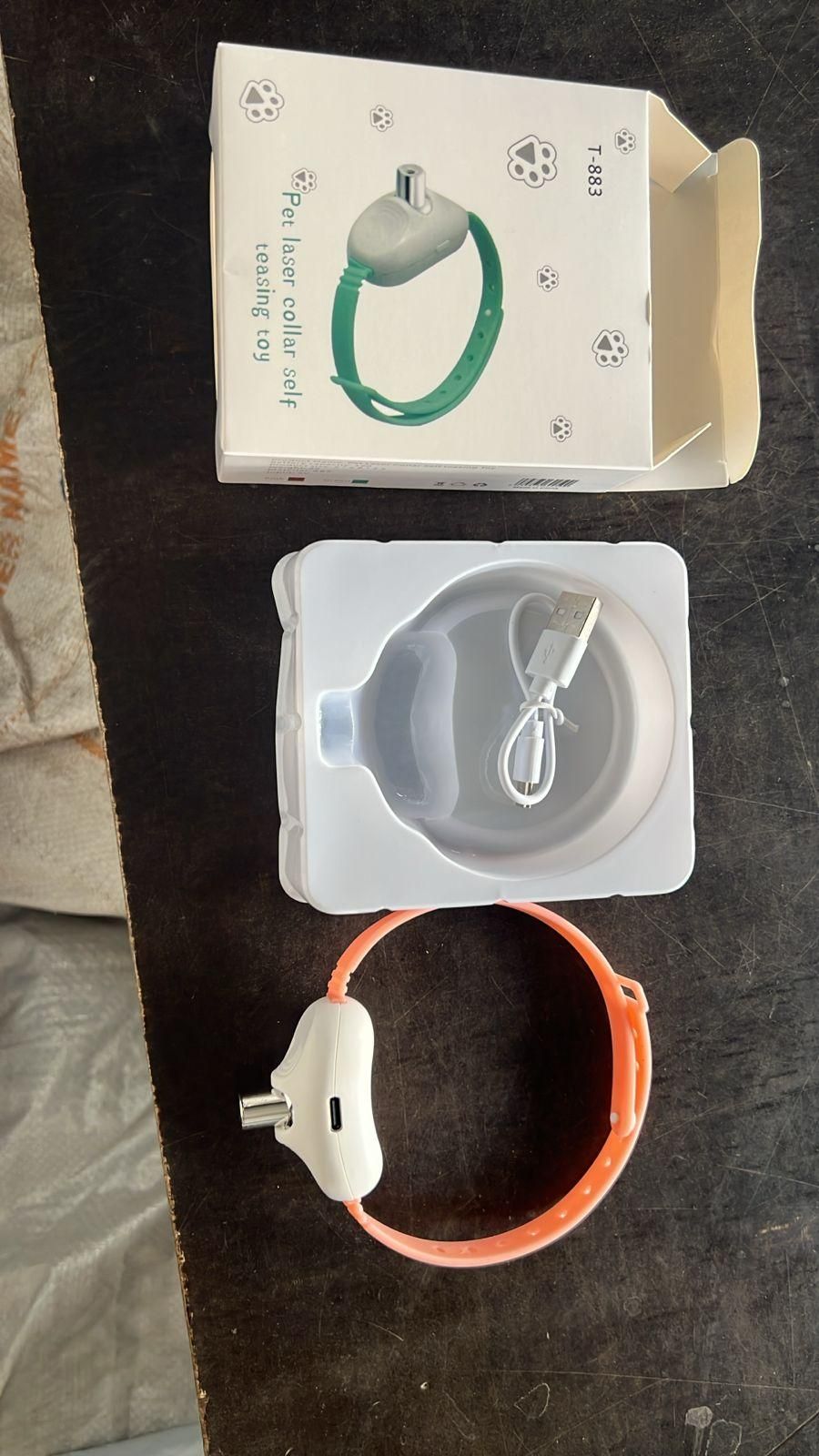 💡 LED Laser Cat Collar - Interactive Self-Play Toy (Rechargeable) 🐱