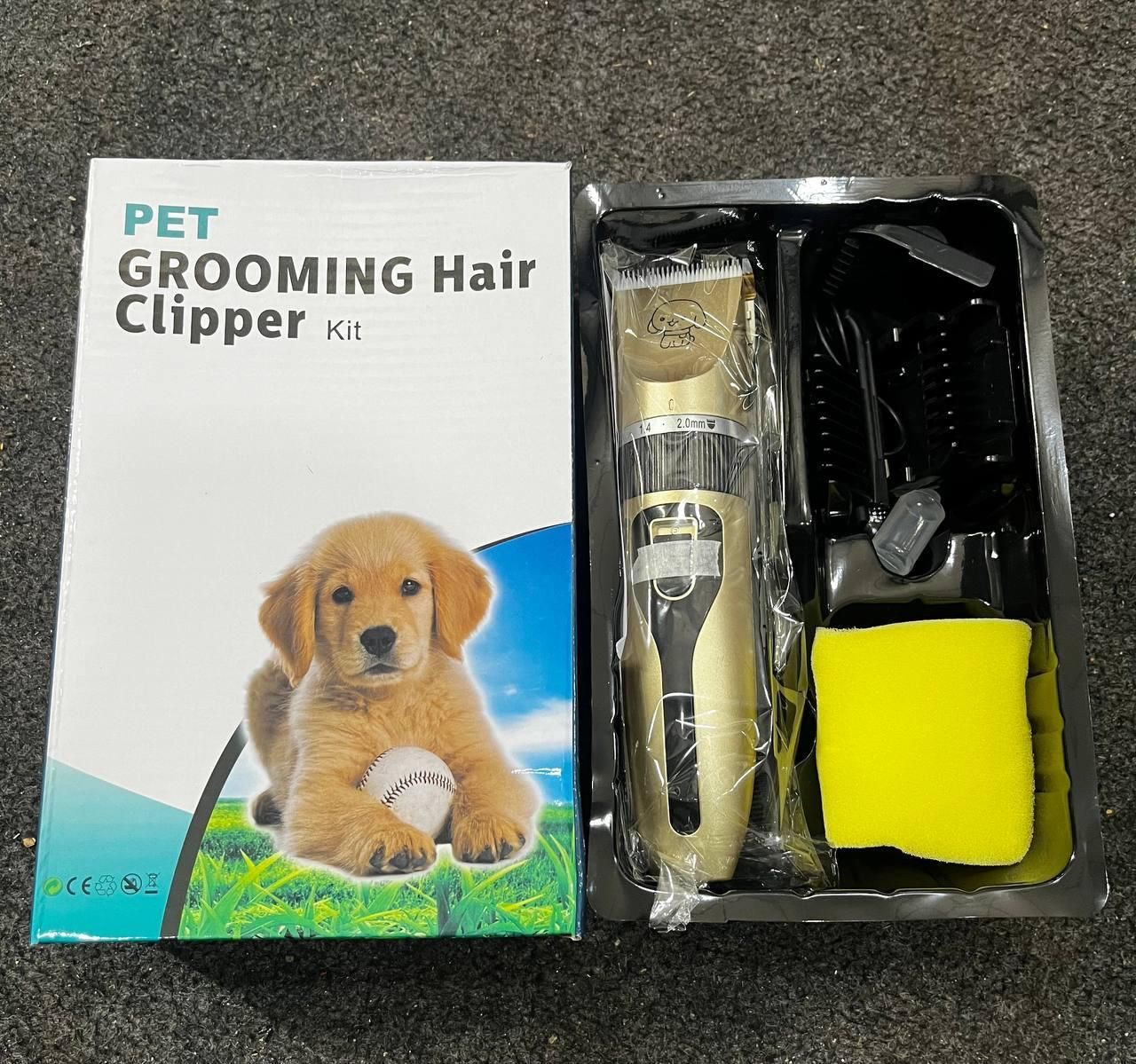 ✂️ Professional Pet Grooming Trimmer Set - Ceramic & Titanium Blades 🐾
