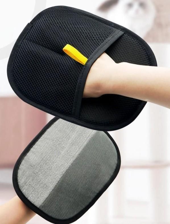 🧤 Double-Sided Pet Hair Removal Gloves - Effortless Grooming 🐾
